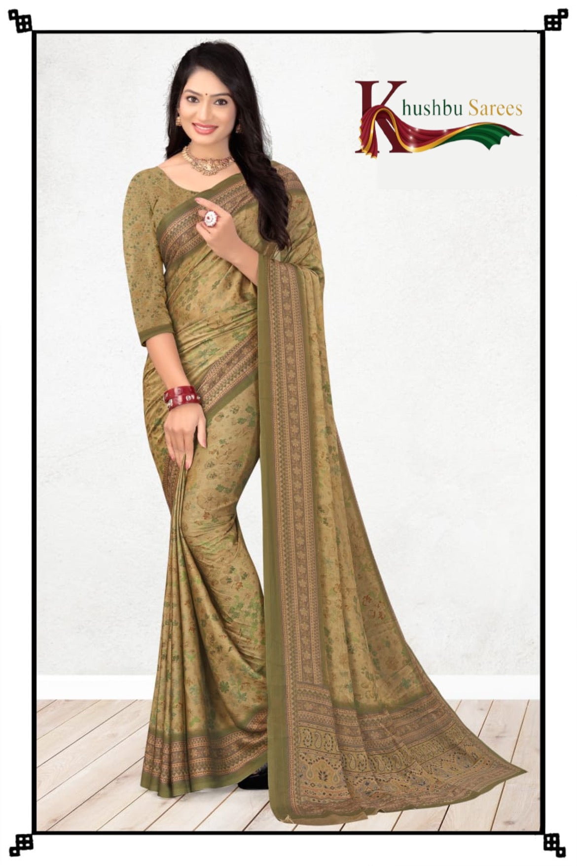 .	“Khushbu Sarees प्रस्तुत करता है – पारंपरिक डिज़ाइनों और मॉडर्न ग्रेस से सजी एलीगेंट साड़ी कलेक्शन”