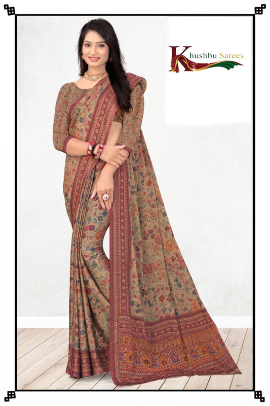 .	“Khushbu Sarees प्रस्तुत करता है – पारंपरिक डिज़ाइनों और मॉडर्न ग्रेस से सजी एलीगेंट साड़ी कलेक्शन”