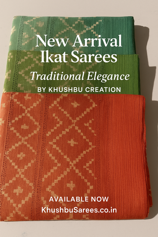 : Elegant Ikat Sarees – A Touch of Tradition by Khushbu Creation