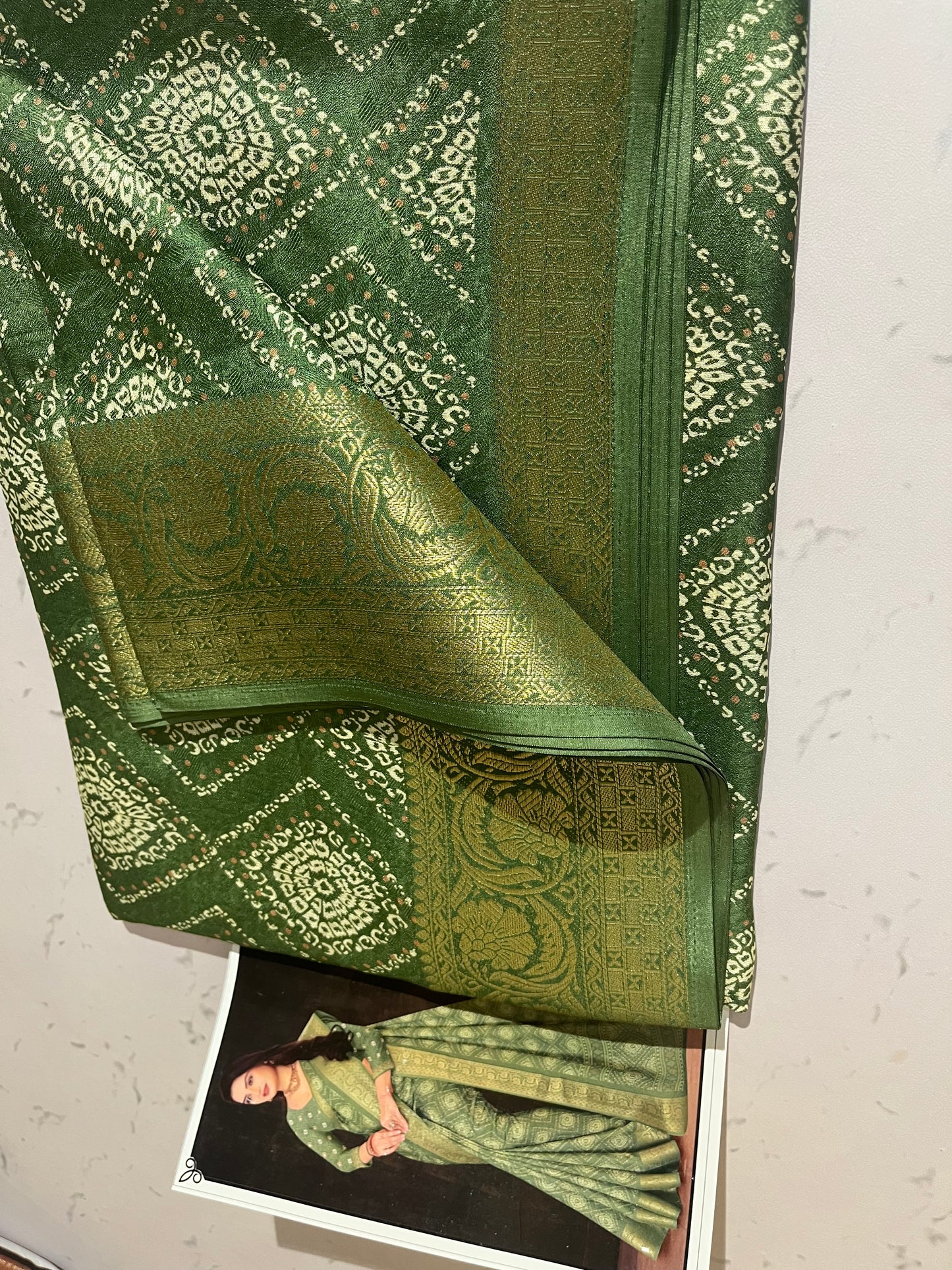 “Elegant Red Banarasi Silk Saree with Golden Zari Weaving and Traditional Motifs”